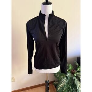 Fabletics Black Quarter Zip